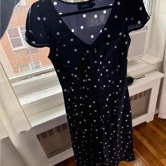 Realisation Par The Marion Navy Polka Dot Midi Dress - Picture 9 of 9